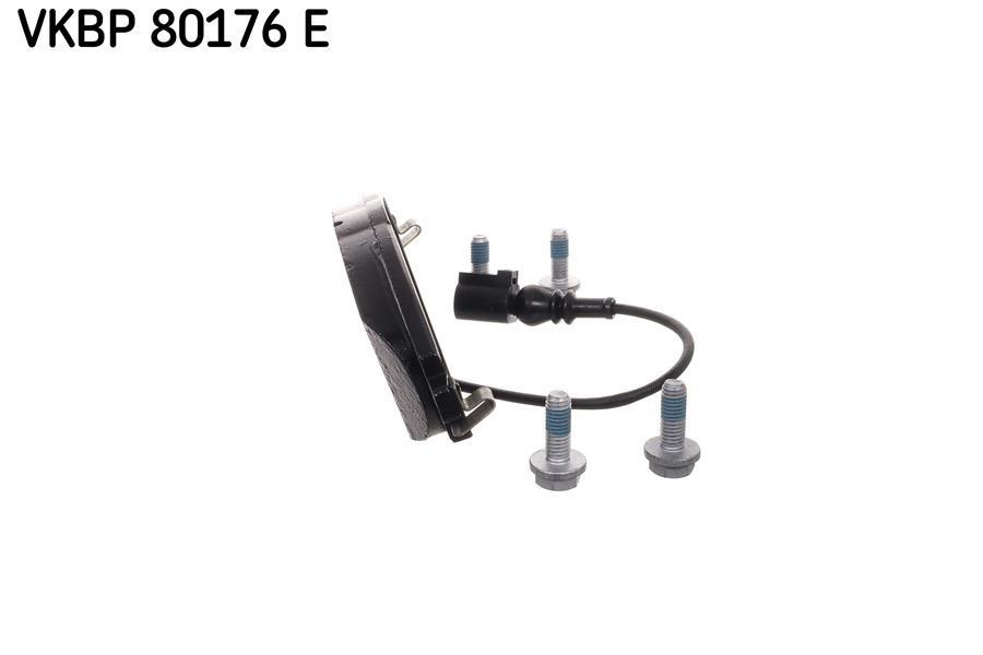 Jeu de 4 plaquettes de frein SKF ref. VKBP 80176 E